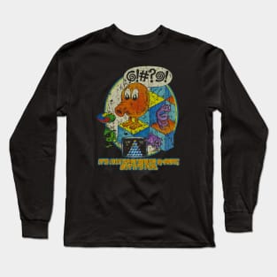 RETRO STYLE -Qbert  But its Fun Long Sleeve T-Shirt